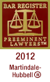 2012 Bar Register Preeminent Lawyers Logo
